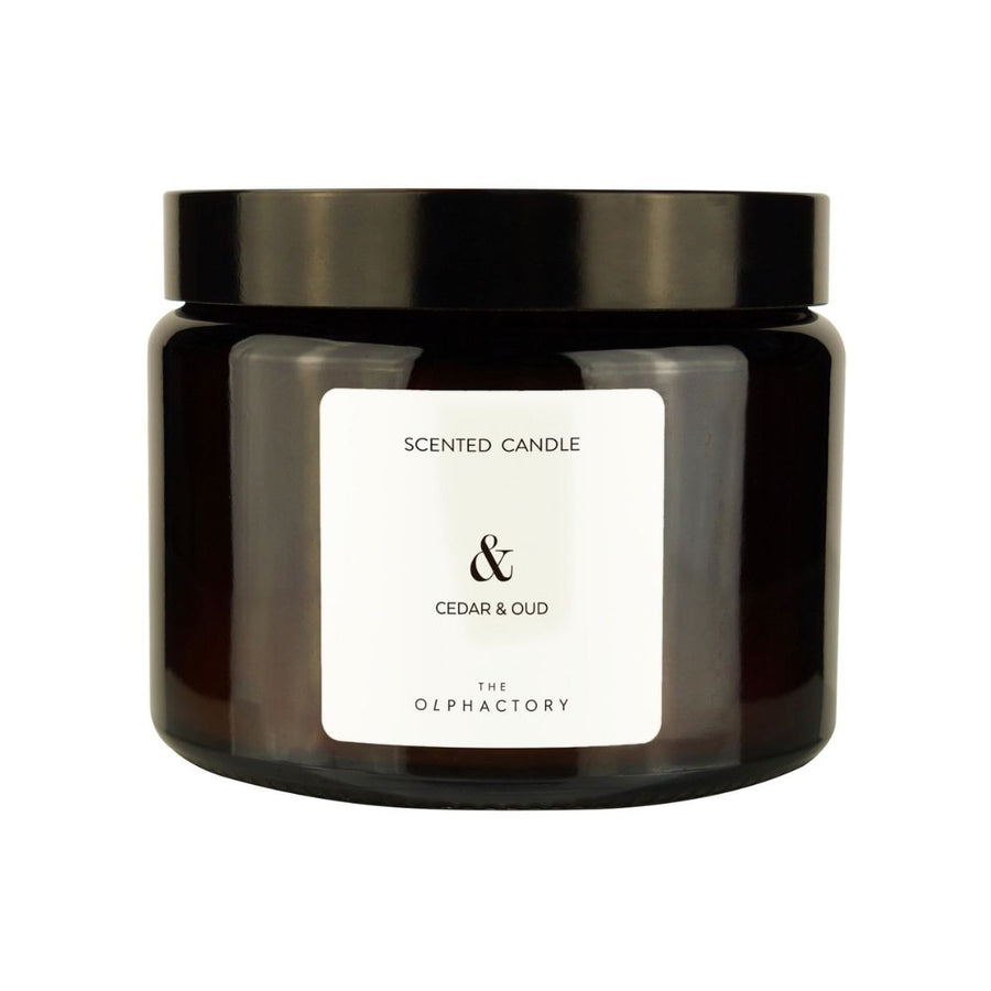The Olphactory Cedar Oud Scented Candle 360g