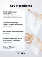 Cosrx Advanced Snail Mucin Glass Glow Hydrogel Face Mask 34g