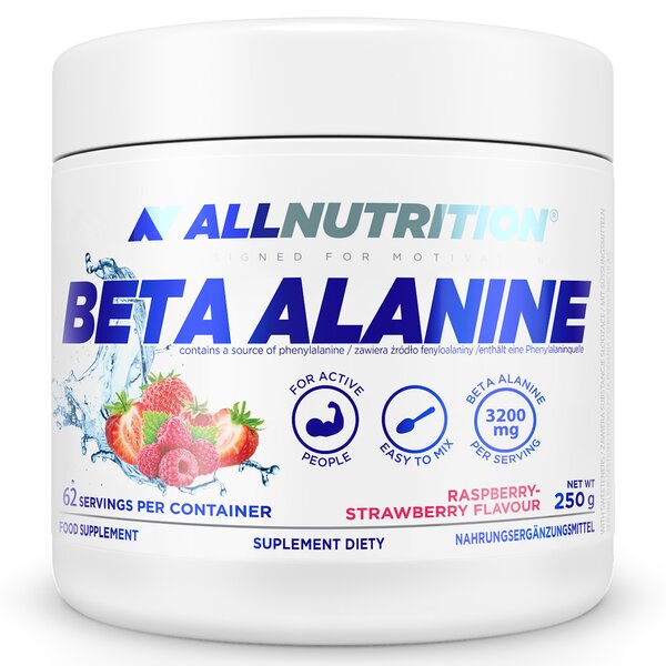 Beta Alanine, Raspberry Strawberry - 250g - Raspberry Strawberry