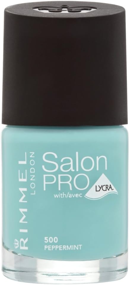 Rimmel Salon Pro With Lycra Nail Polish 12ml - 500 Peppermint