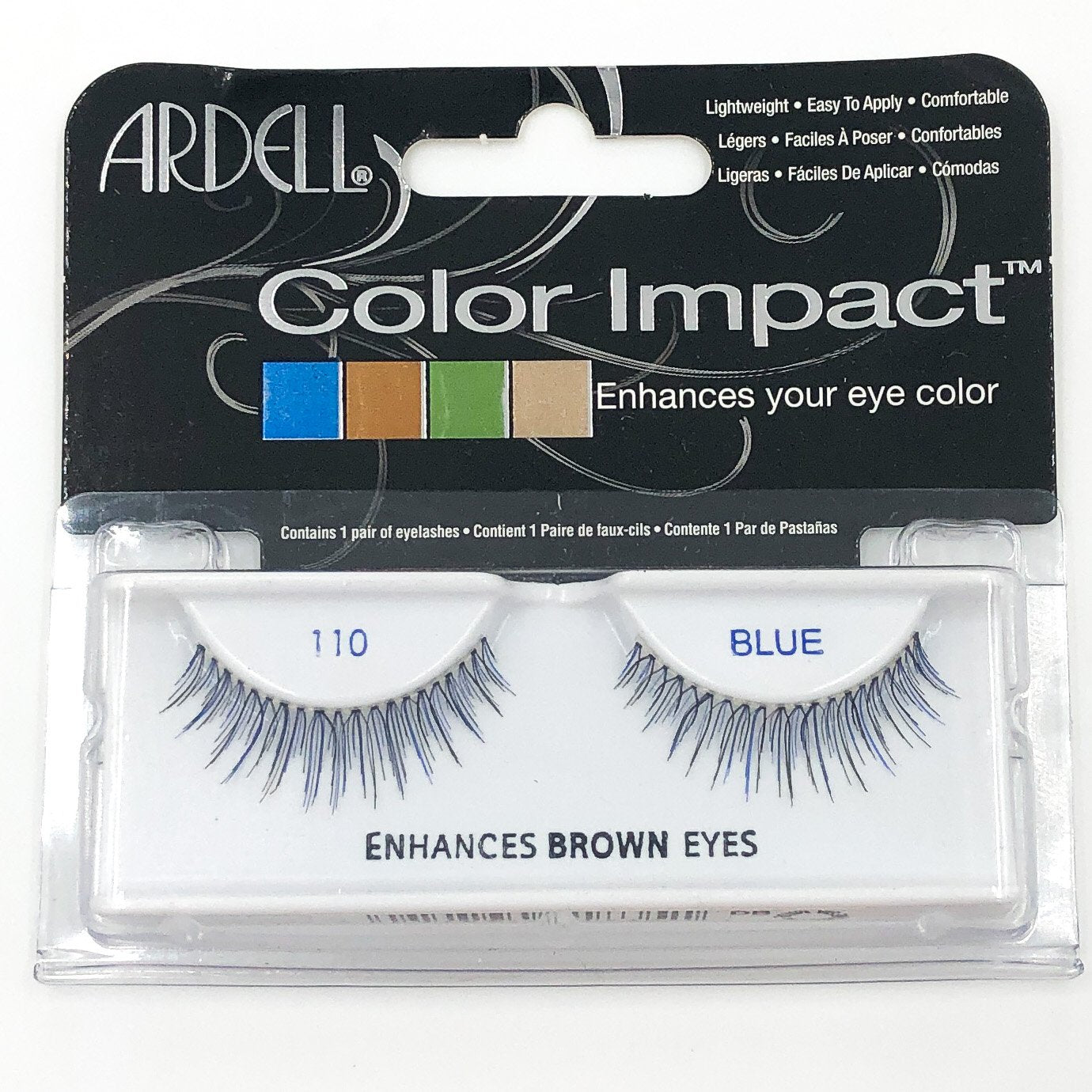 P-Eleven Ardell Color Impact Eyelashes - 110 Blue