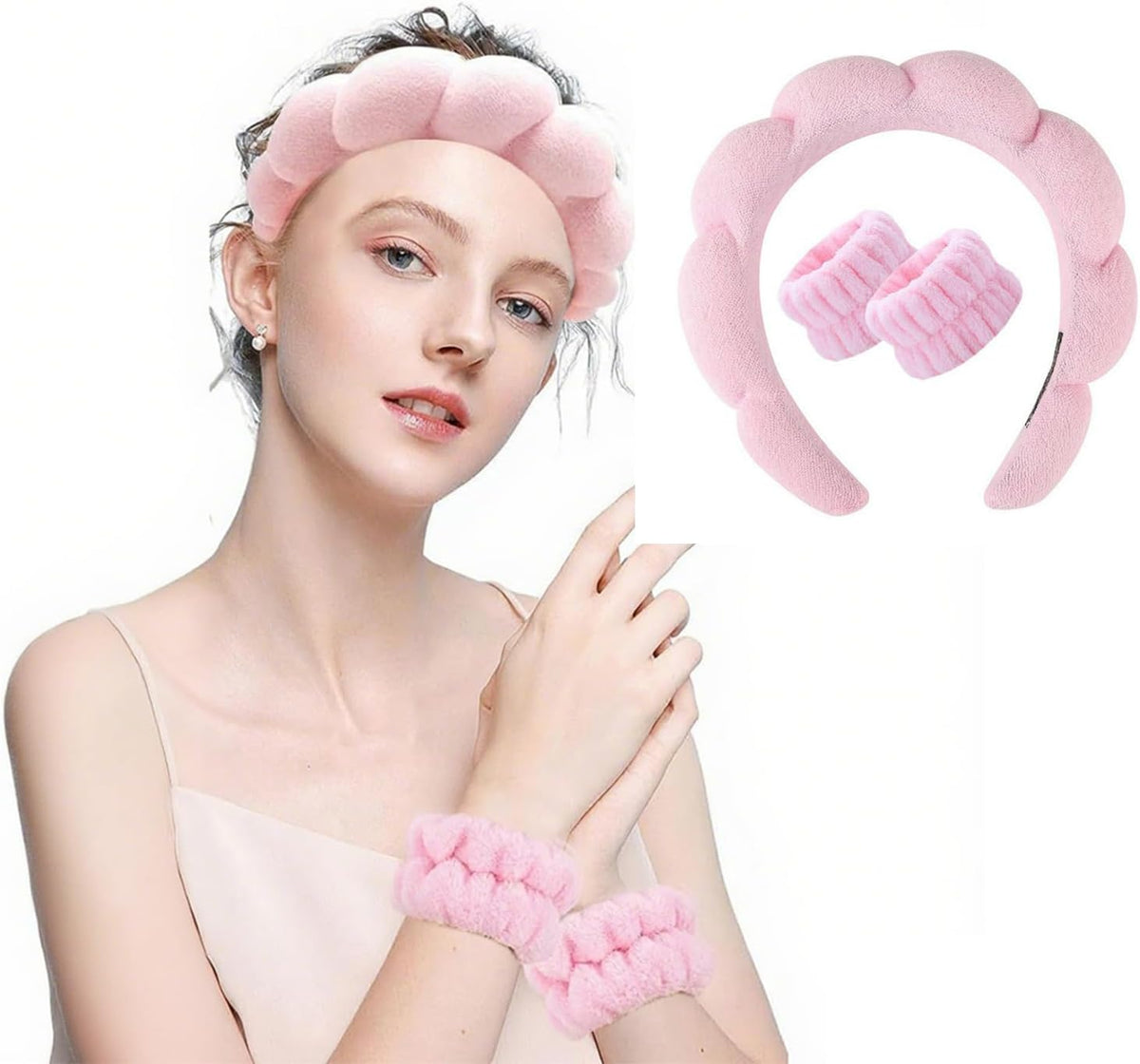 Sunkissed Skin Get Fresh Gift Set Facial Cleaning Brush & Fluffy Headband