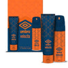 Umbro Action Gift Set 150ml Body Spray + 150ml Body Wash