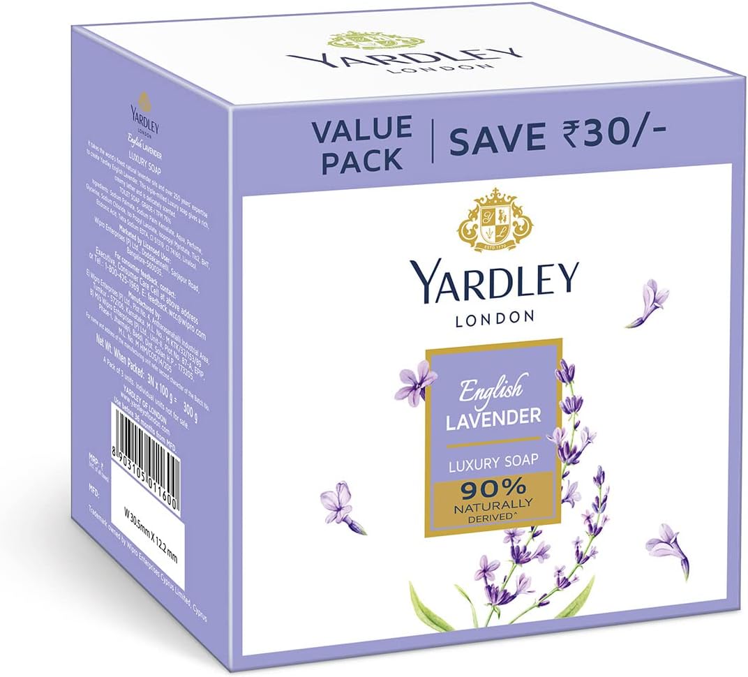 Yardley English Lavender Soap 3x 100g