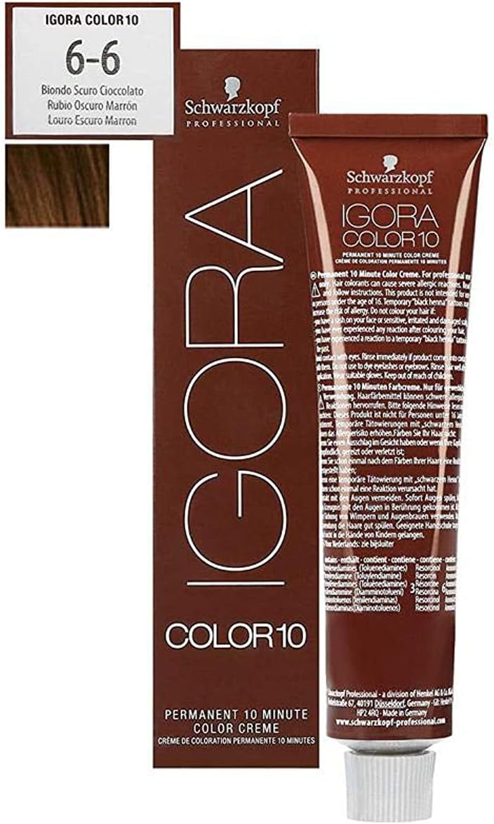 Schwarzkopf Igora Royal Color10 Permanent 10-Minutes Colour Cream 60ml - 6-00
