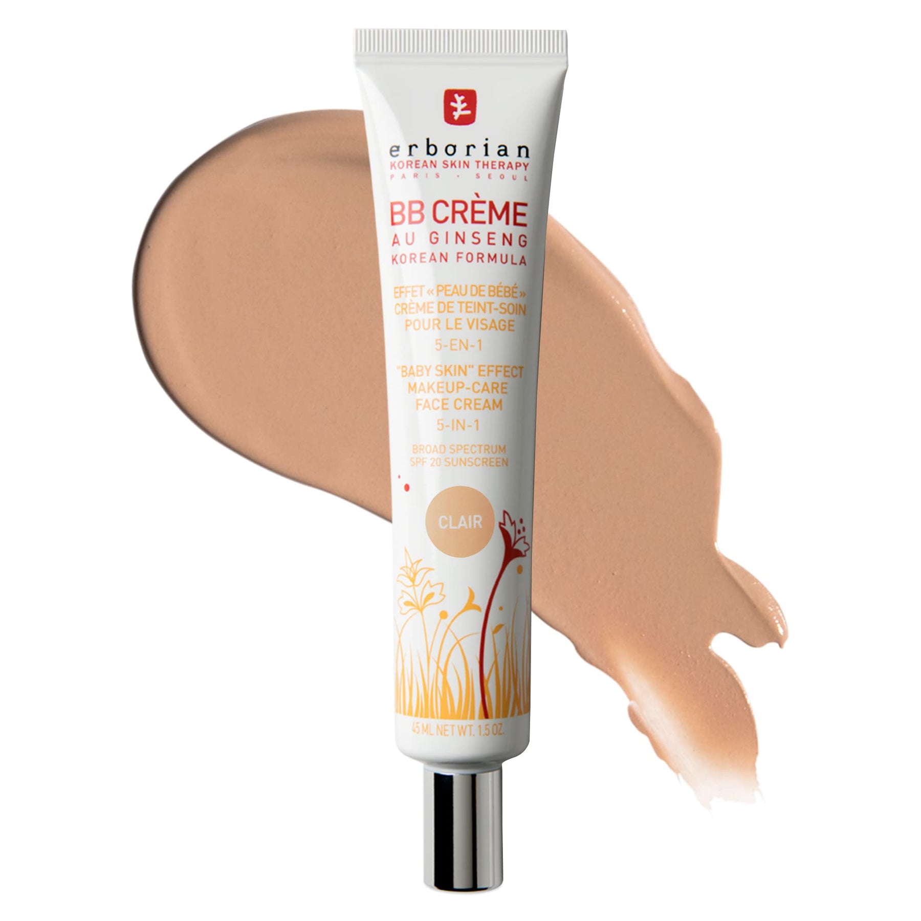 Erborian BB Cream Makeup Care Face Cream SPF20 40ml - Chocolate