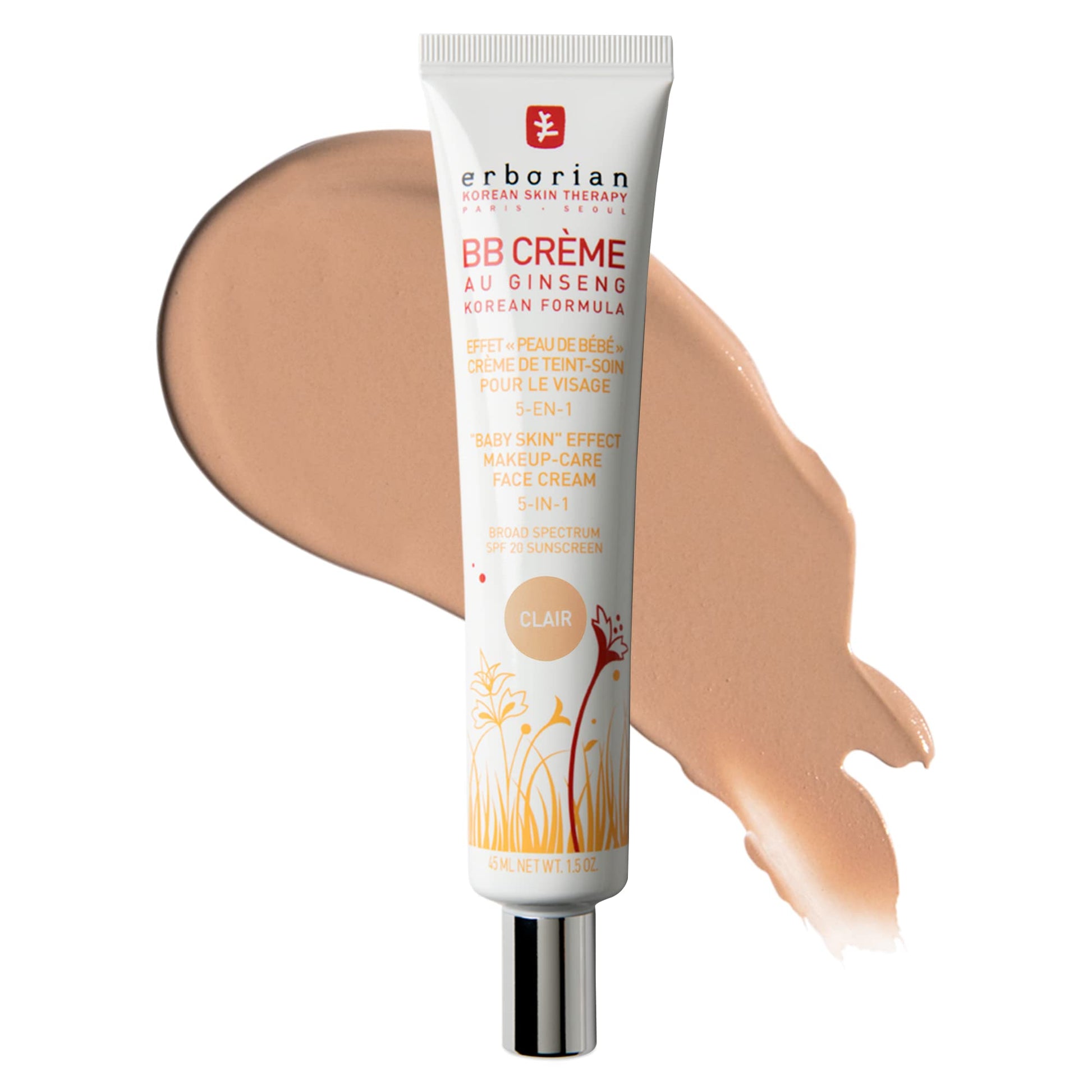 Erborian BB Cream Makeup Care Face Cream SPF20 40ml - Chocolate