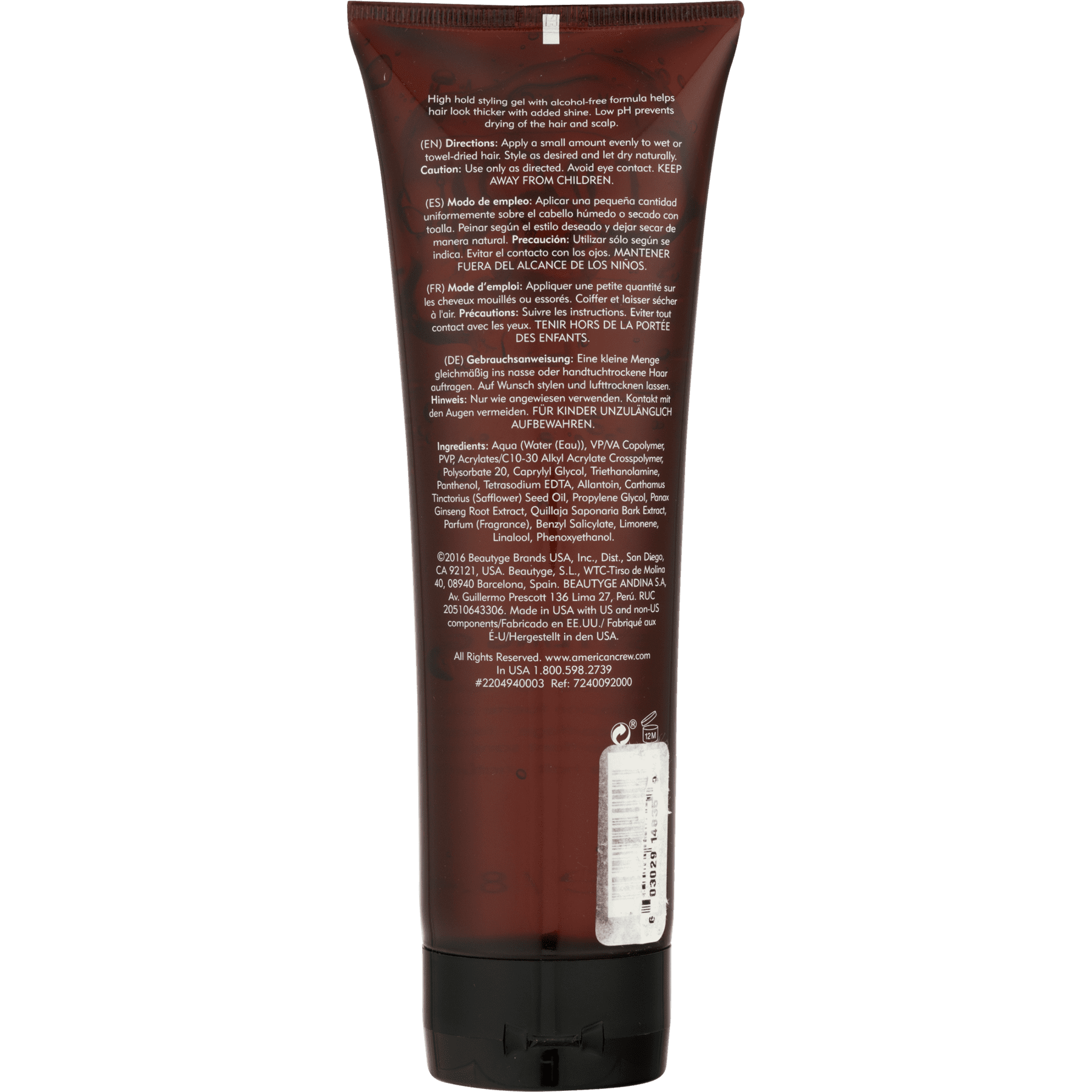 American Crew Classic Firm Hold Styling Gel 100ml
