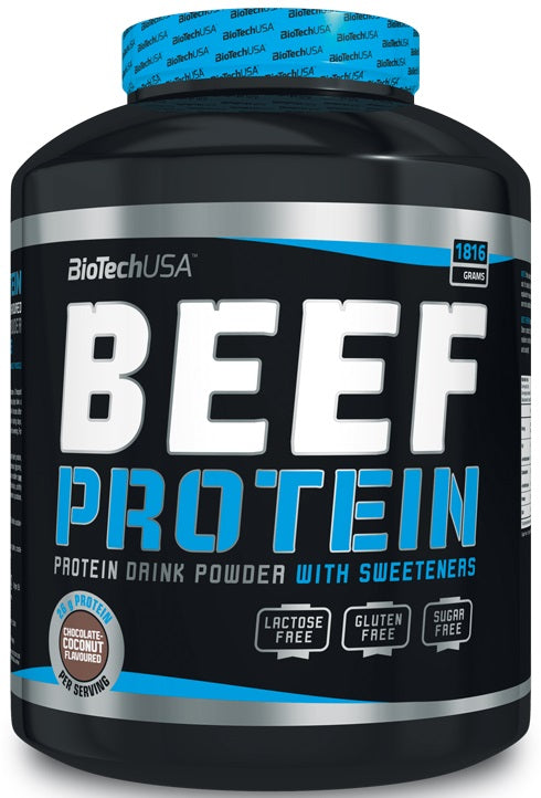 Beef Protein, Strawberry - 1816g - Strawberry