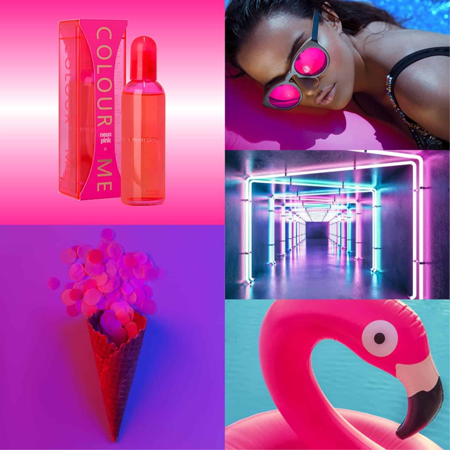 Milton Lloyd Colour Me Neon Pink Eau de Parfum 50ml Spray