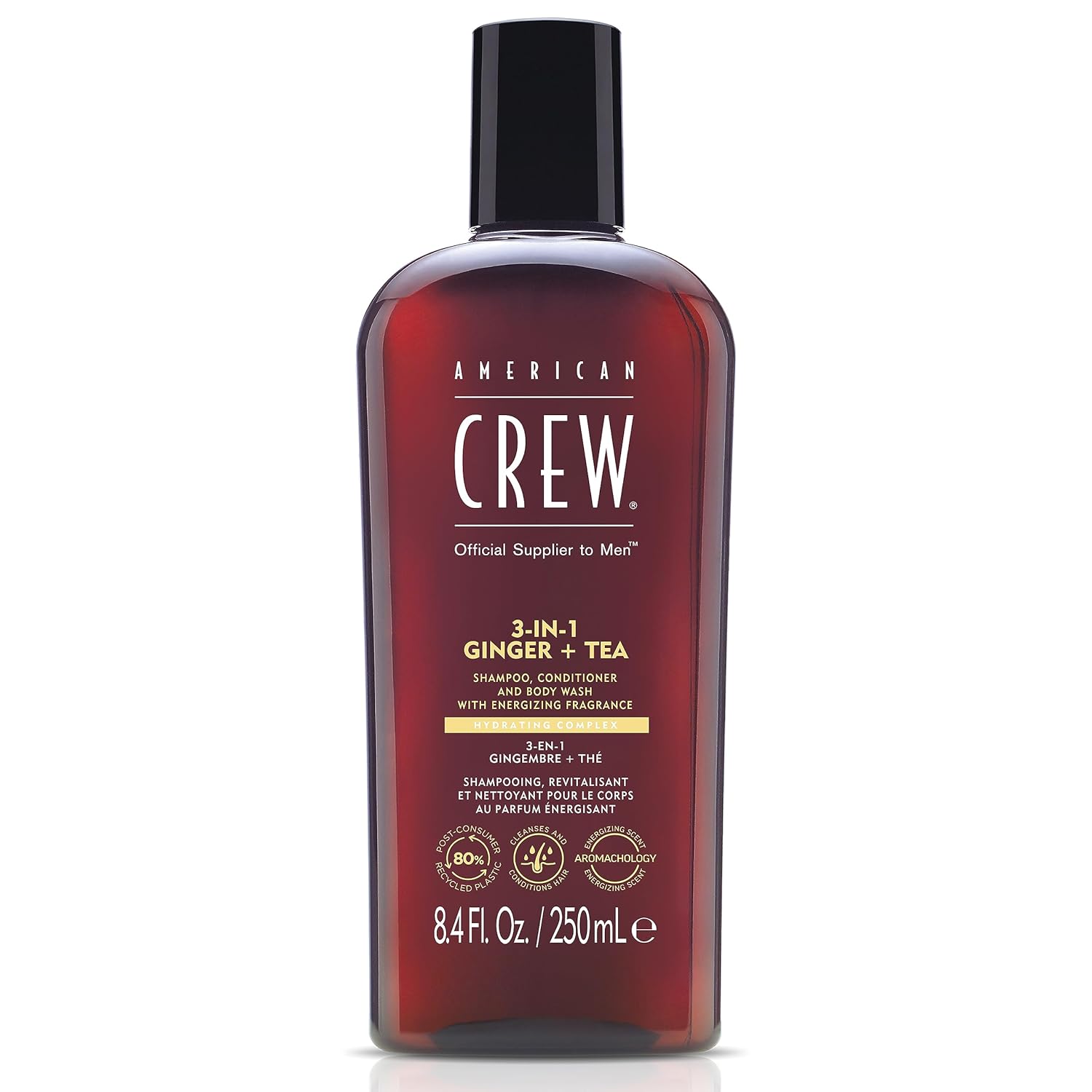 American Crew 3-In-1 Ginger + Tea Shampoo 250ml