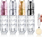 Pressit Refillable Perfume Atomiser Duo Pack - Silver & Pink