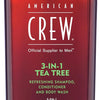 American Crew 3-In1 Tea Tree Shampoo 250ml