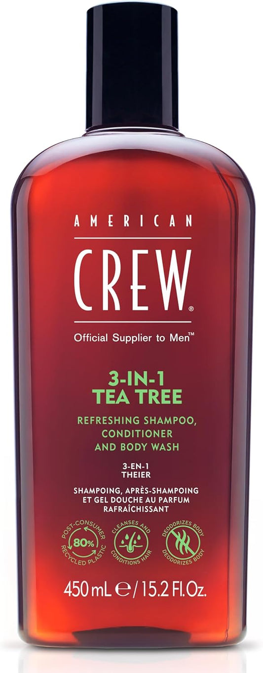 American Crew 3-In1 Tea Tree Shampoo 250ml