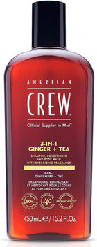American Crew 3-In-1 Ginger + Tea Shampoo 450ml