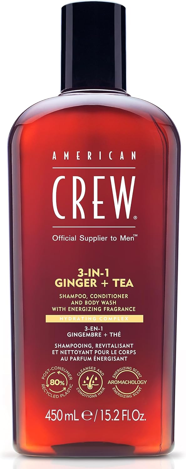 American Crew 3-In-1 Ginger + Tea Shampoo 450ml