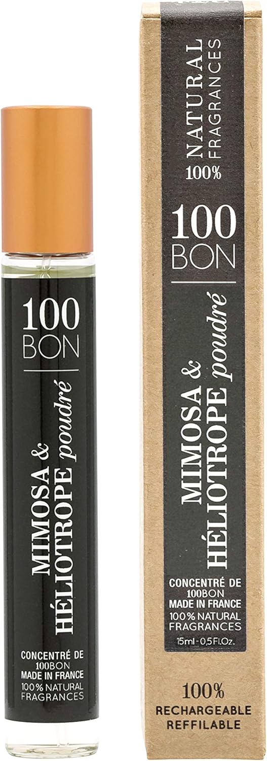 100BON Mimosa & Héliotrope Poudré Refillable Eau de Parfum Concentrate 15ml Spray