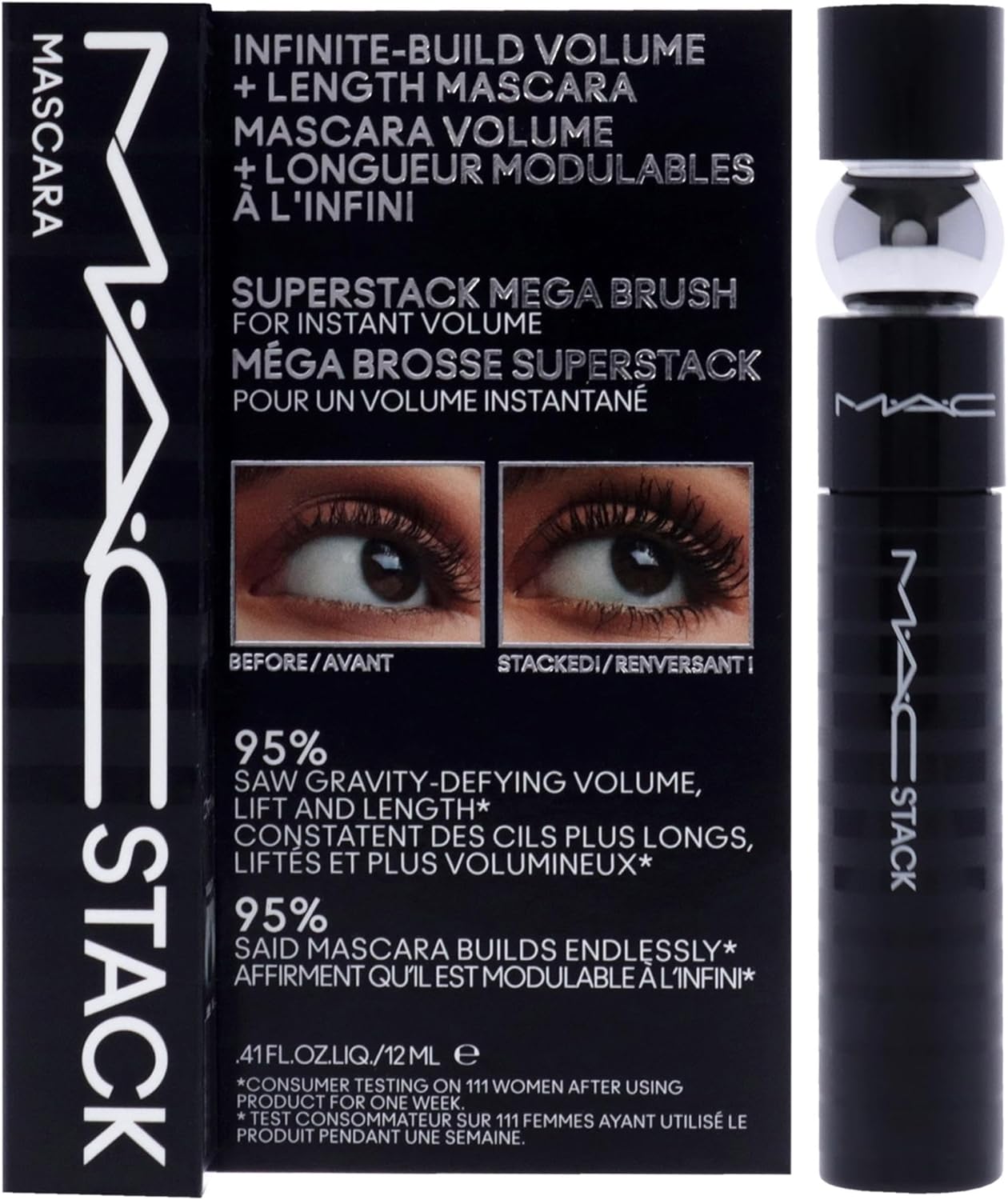 MAC MACStack Mascara 12ml - Chestnut Brown