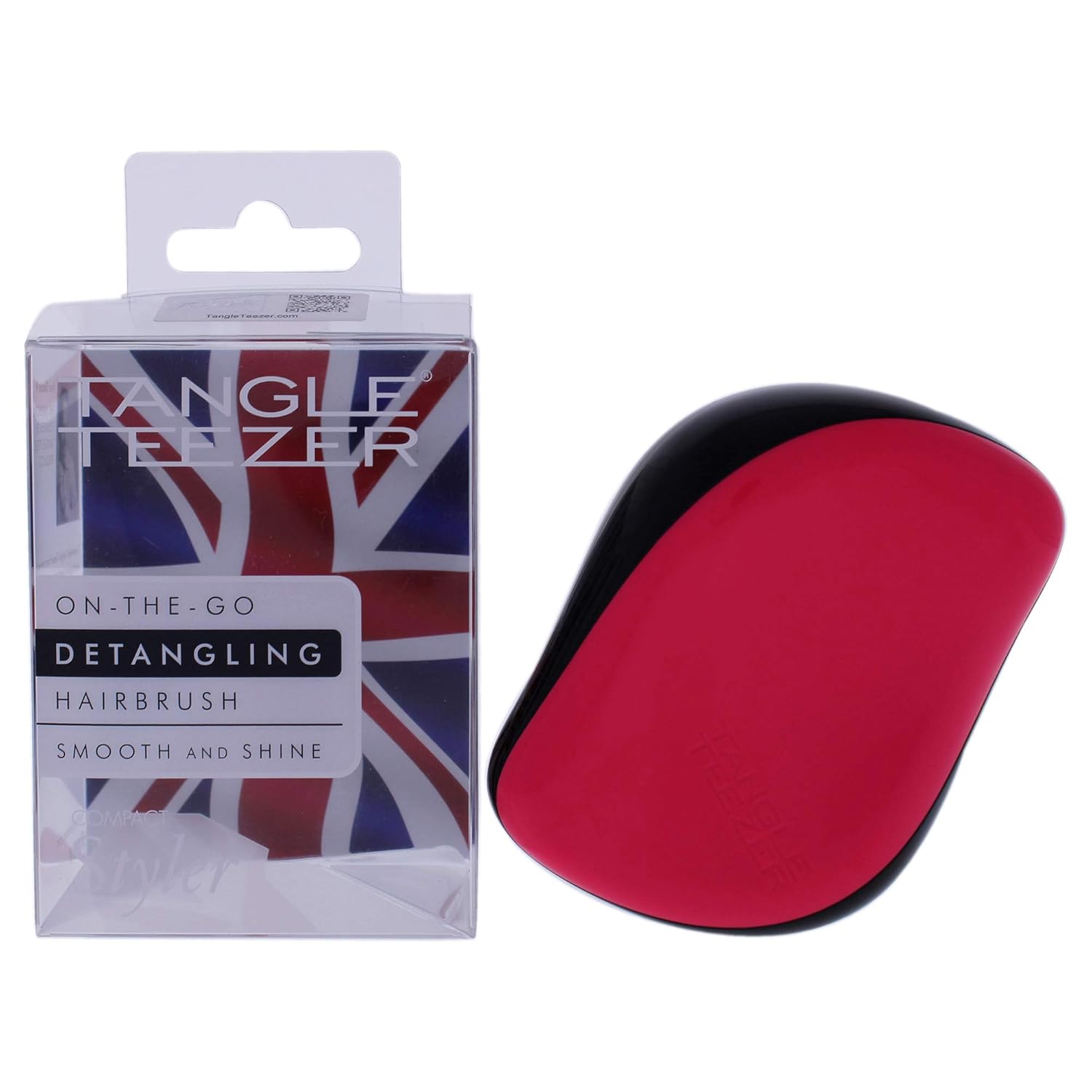 Tangle Teezer X Puma Compact Styler Detangling Hair Brush - Neon Yellow