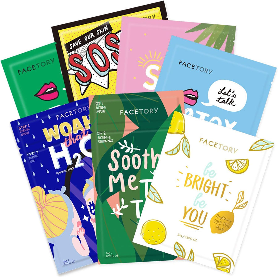 Beauty Pro Multi-Masking Face & Eye Set 3 Pieces (This set contains:  1x Vitamin C Brightening Sheet Mask 1x Hyaluronic Hydrating Sheet Mask 1x Eye therapy Mask)