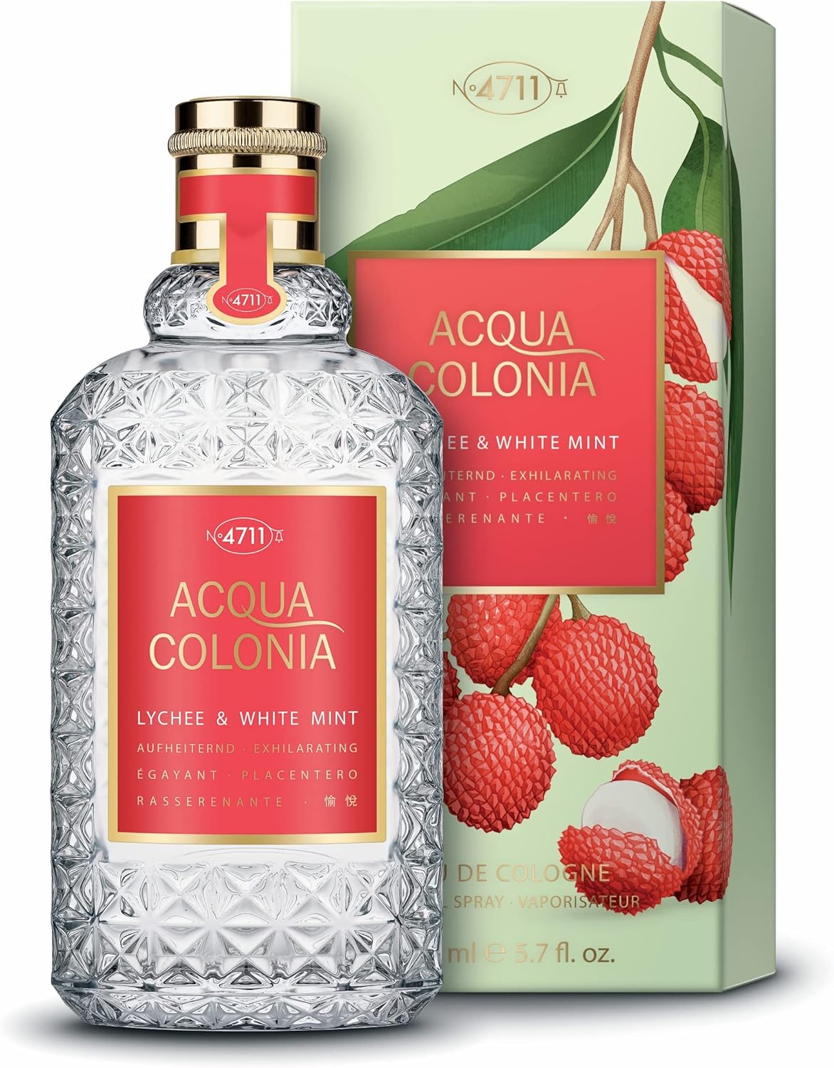 Mäurer & Wirtz 4711 Acqua Colonia Lychee & White Mint Eau de Cologne 100ml Spray