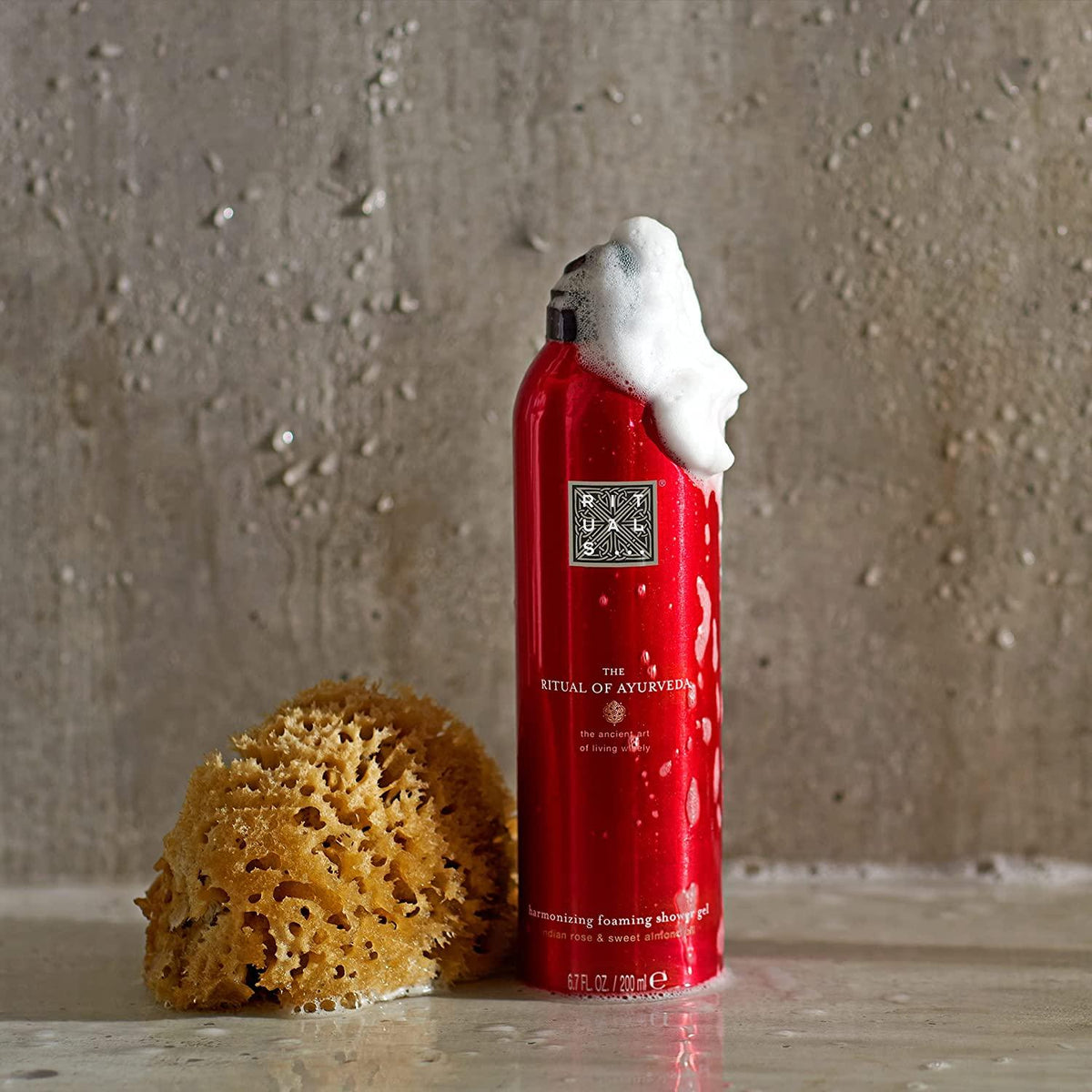 Rituals The Ritual Of Ayurveda Foaming Shower Gel 200ml - Indian Rose and Sweet Almond Oil