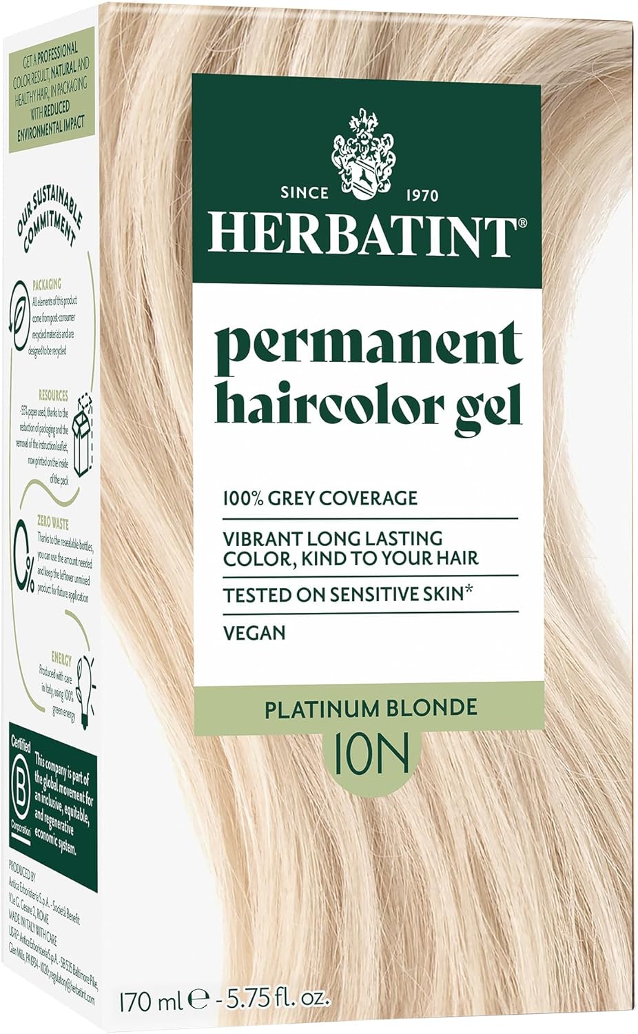 Intercosmo Voila Intense Hair Color 60ml - 10.23 Platinum Beige Blonde
