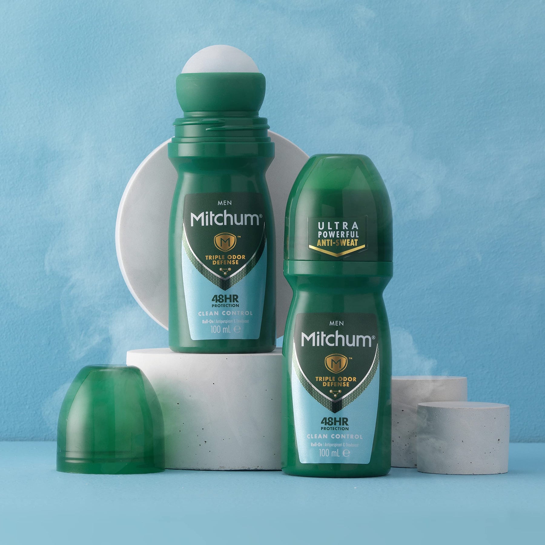 Mitchum Men Clean Control 48HR Protection Roll-On Deodorant 100ml