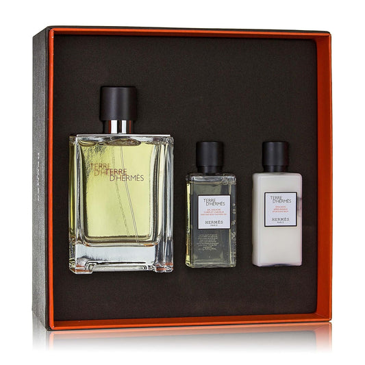 Hermès Terre d'Hermès Gift Set 100ml EDT + 15ml EDT + 40ml Shower Gel