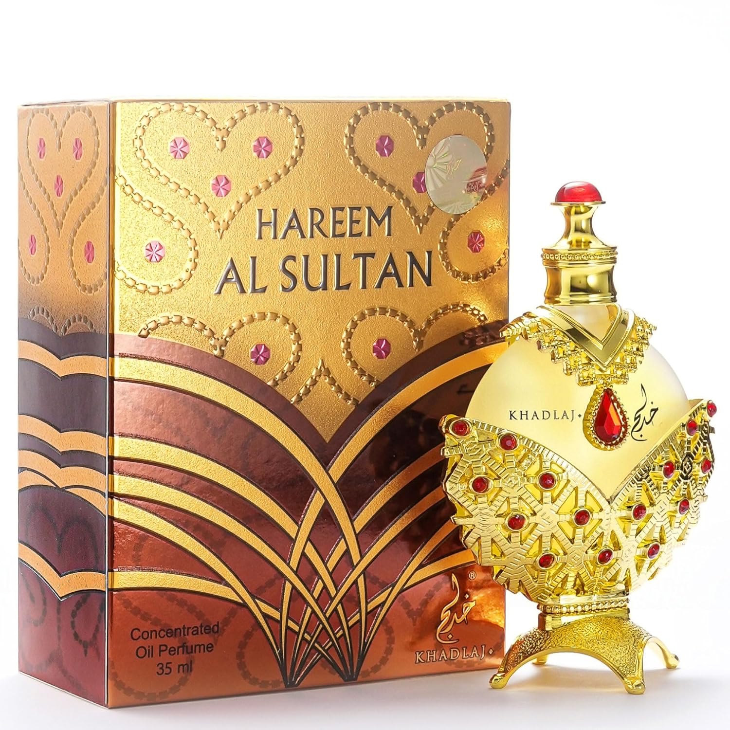 Khadlaj Perfumes Hareem Al Sultan Gold Concentrated Oil Perfume 35ml
