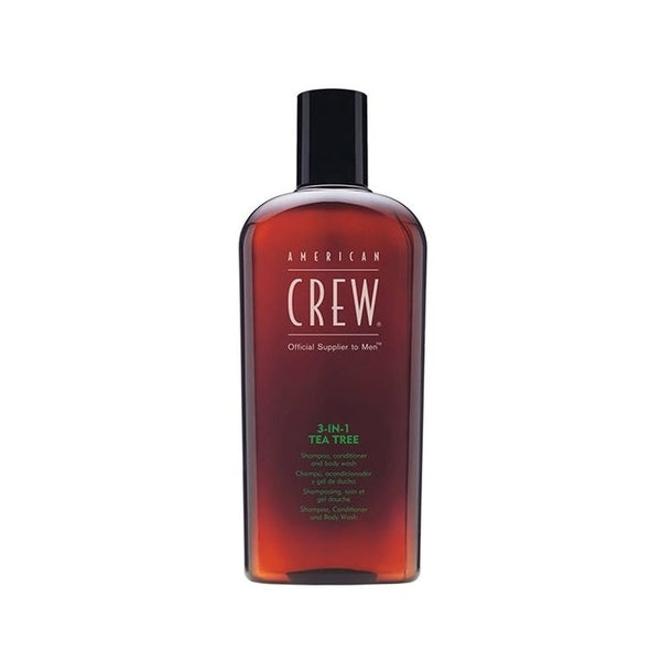 American Crew Tea Tree 3-in-1 Shampoo, Conditioner & Body Wash 450ml