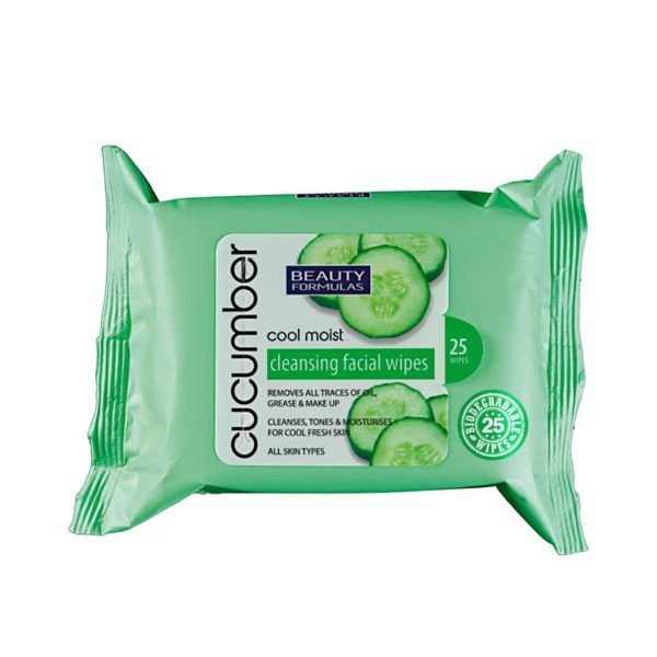 Sunkissed Skin Cucumber Cleansing Wipes - 25 Pieces