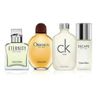Calvin Klein Miniature Gift Set 15ml Eternity EDT + 15ml Obsession EDT + 15ml CK One EDT + 15ml Escape EDT