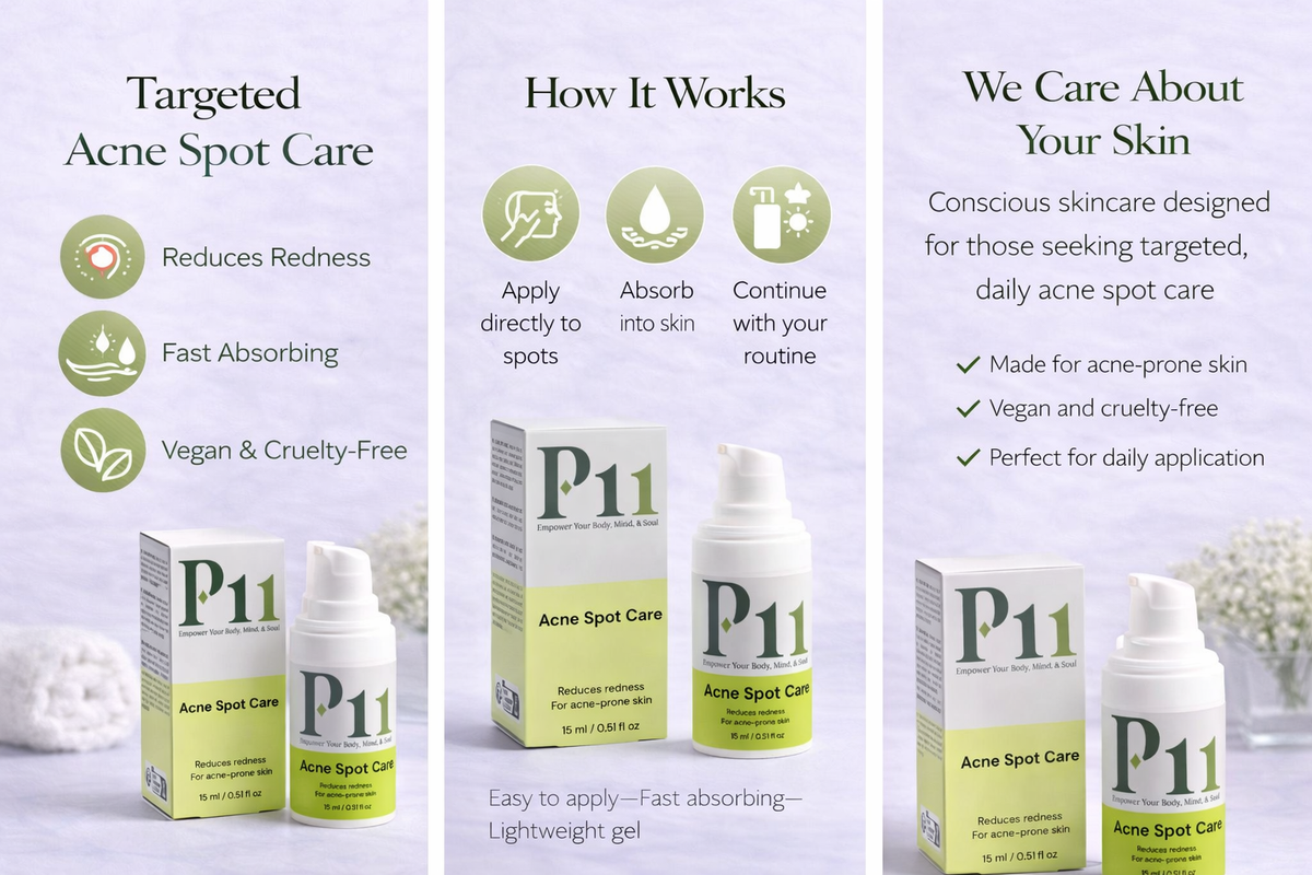 P-11 Acne Spot Care | Targeted Blemish Treatment for Acne-Prone Skin UK | P-Eleven