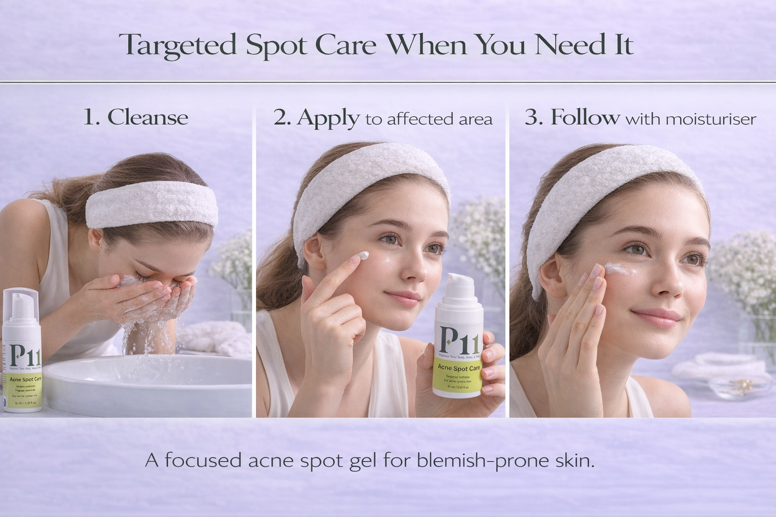 P-11 Acne Spot Care | Targeted Blemish Treatment for Acne-Prone Skin UK | P-Eleven