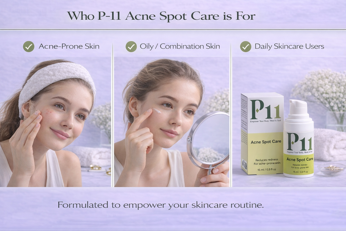 P-11 Acne Spot Care | Targeted Blemish Treatment for Acne-Prone Skin UK | P-Eleven