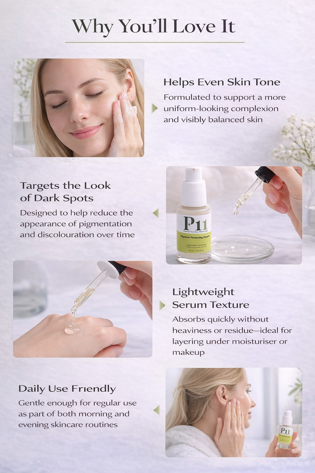 P-11 Pigment Perfecting Serum 30ml | Dark Spot & Hyperpigmentation Serum UK | P-Eleven