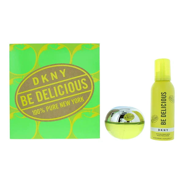 DKNY Be Delicious Gift Set 100ml EDP + 150ml Refreshing Shower Mousse