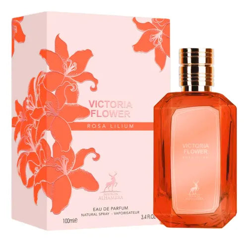 Maison Alhambra Victoria Flower Rosa Lilium Eau de Parfum 100ml Spray
