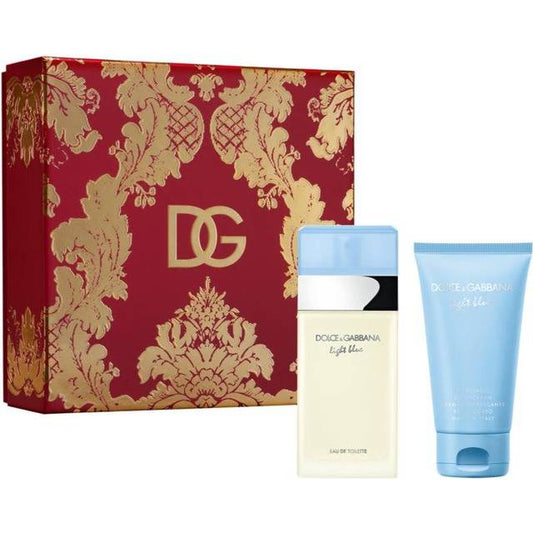 Dolce & Gabbana Light Blue Gift Set 100ml EDT + 50ml Body Cream + 10ml EDT