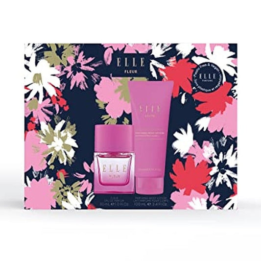 Elle Fleur Gift Set 100ml EDP + 100ml Body Lotion