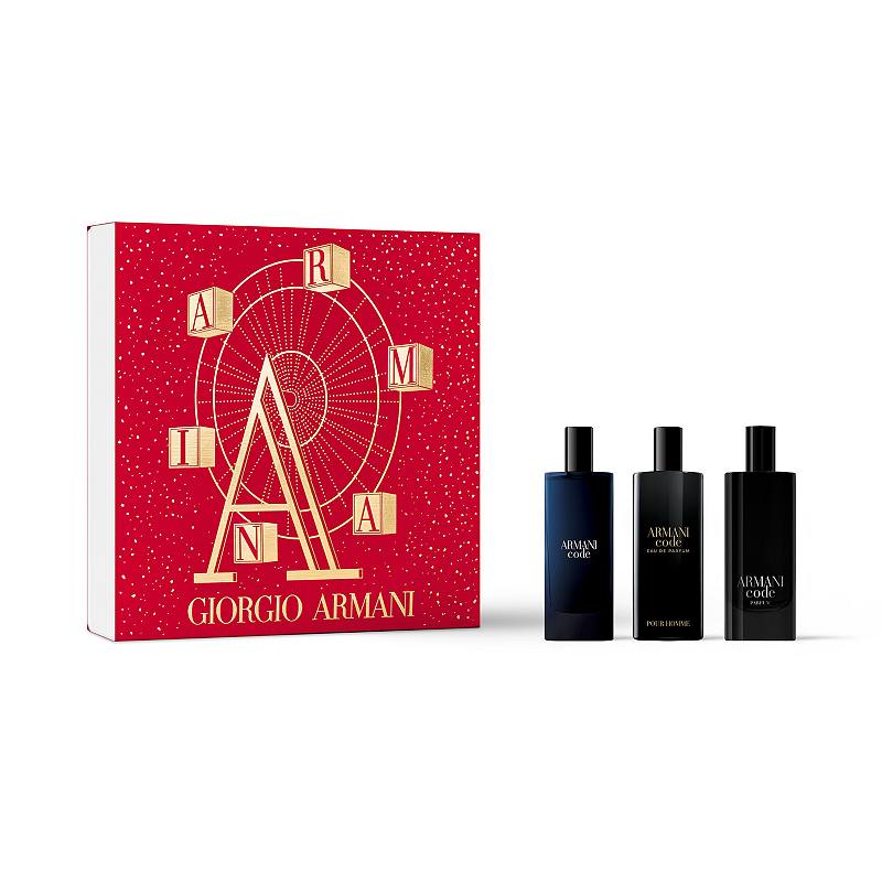 Giorgio Armani Code Gift Set 15ml Code EDT + 15ml Code EDP + 15ml Code Parfum