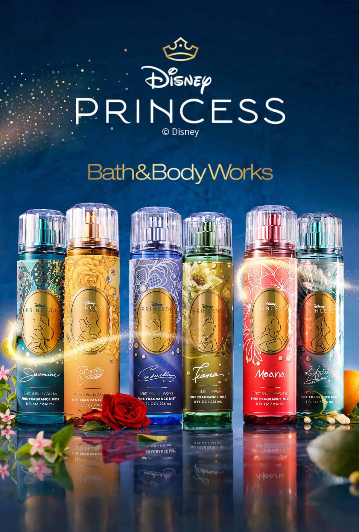 Disney Princess Ladies Cologne Body Spray 200ml
