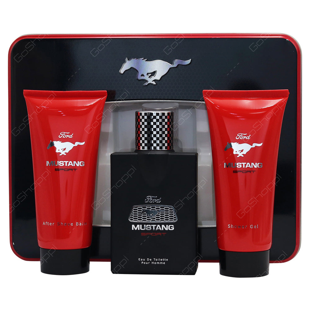 Mustang Ford Gift Set 20ml Red EDT + 20ml White EDT + 20ml Blue EDT + 20ml Black EDT