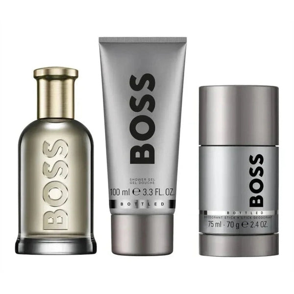 Hugo Boss Boss Bottled Eau de Parfum Gift Set 100ml EDP + 100ml Shower Gel + 75g Deodorant Stick