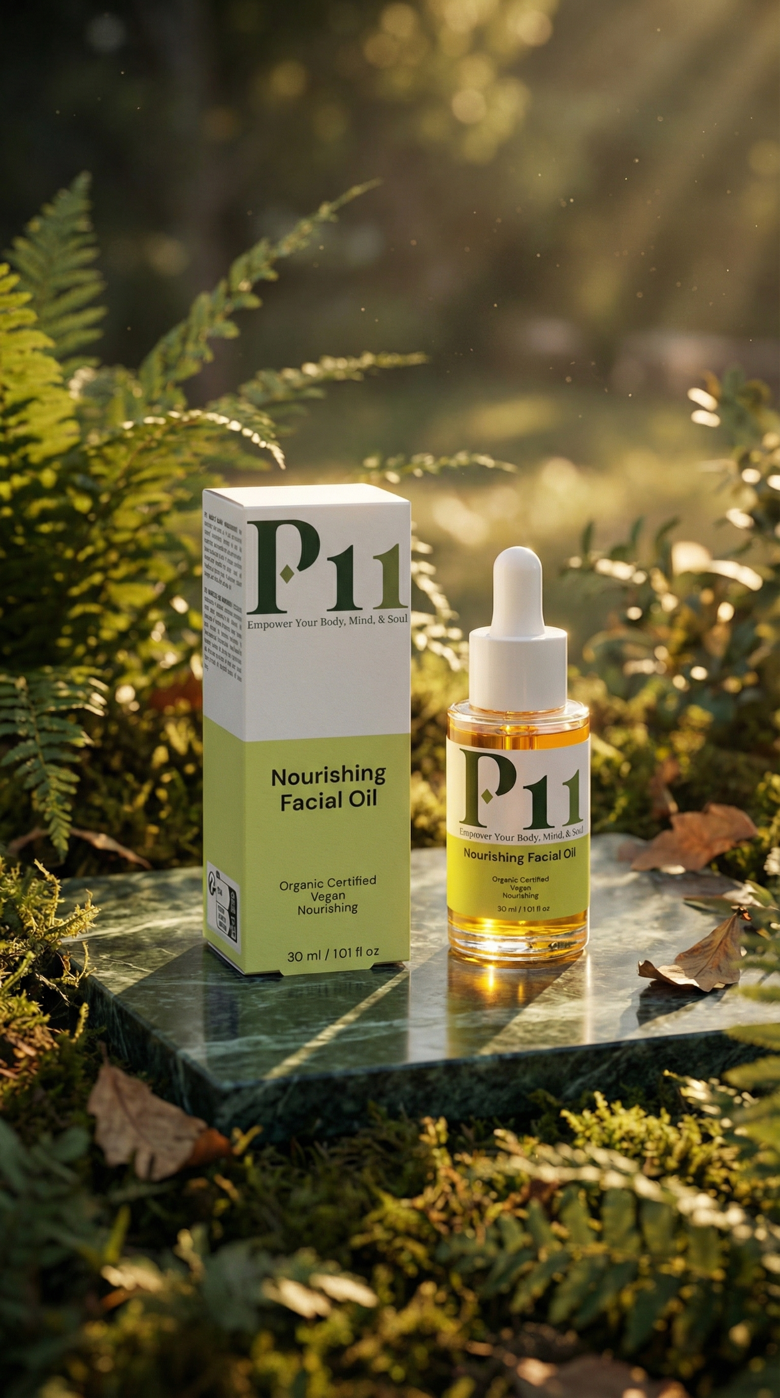 P-11 Nourishing Facial Oil 30ml | Dry Skin Face Oil UK | Rich Botanical Blend | P-Eleven