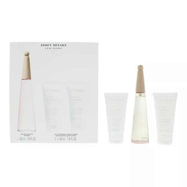 Issey Miyake L'Eau d'Issey Pivoine Gift Set 50ml EDT + 2 x 50ml Body Lotion