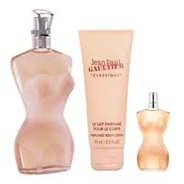 Jean Paul Gaultier Classique Gift Set 100ml EDT + 75ml Body Lotion + 6ml EDT