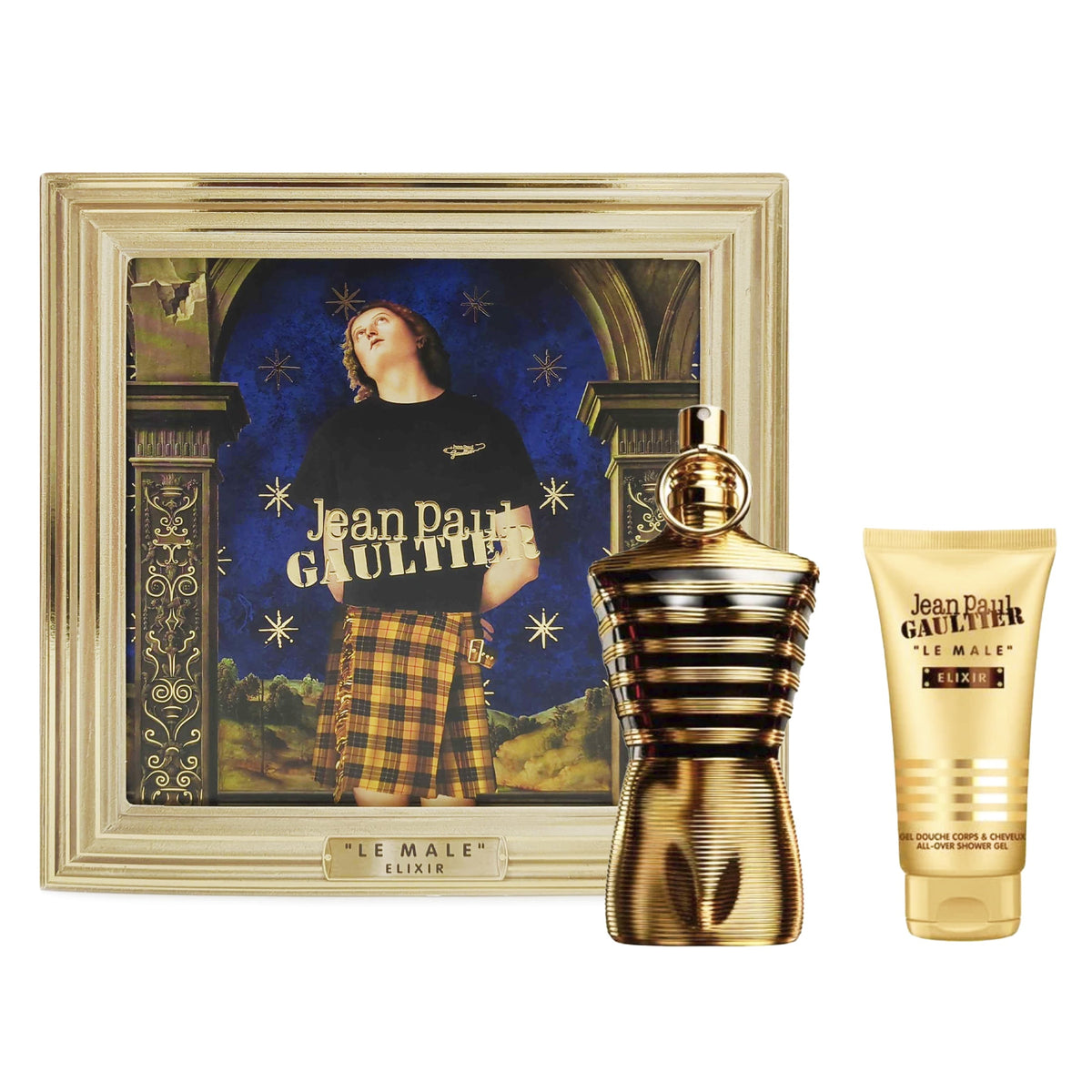 Jean Paul Gaultier Le Male Elixir Gift Set 125ml EDP + 75ml Shower Gel