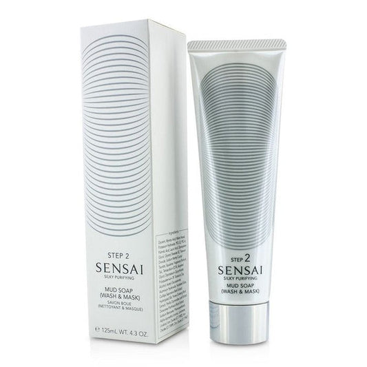 Kanebo Cosmetics Sensai Silky Purifying Mud Soap (Wash & Mask) 125ml